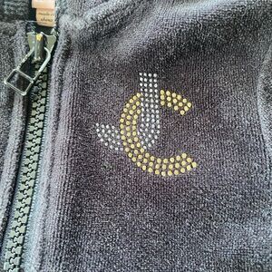 Kids juicy couture black hooded zip up